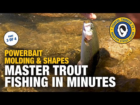 Catching trout the easy way! part 3 (trout fishing with powerbait)