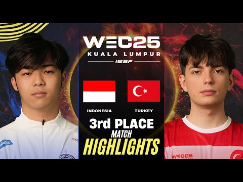 INDONESIA vs TURKIYE HIGHLIGHTS IESF WEC25 PLAYOFFS | INA vs TUR