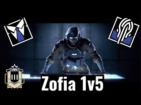 Zofia 1v5 To Save The Game | R6 Ranked highlights