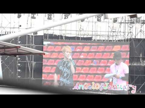 121125 EXO KRIS, SHINEE KEY, F(x) Amber - Like A G6 Rehearsal [SMTown 2012 Live At BKK]