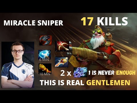 7.26C MIRACLE - SNIPER IMMORTAL PRO GAMEPLAY  DOTA 2 6 Min Maelstorm Easy Win Easy Kill ! Best Guide