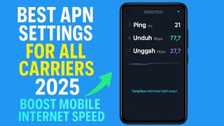 Best APN Settings for All Carriers 2025 | Boost Mobile Internet Speed