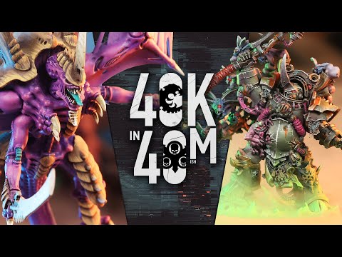 Can Tyranids Eat Death? Mortarion led Death Guard vs Nids. Warhammer 40k in 40m