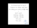 Ricky Dillion - Nobody Lyrics 