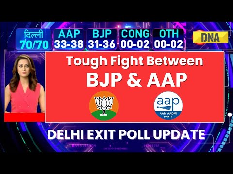 Delhi Exit Poll Result 2025: Close Contest Between BJP & AAP I Breaking News I Delhi Election News