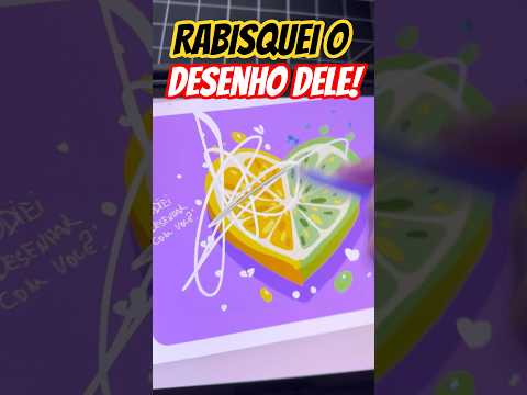 ELE QUER ACABAR COMIGO! #desenhando #arte #artworkout