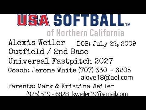 Alexis Weiler - Universal Fastpitch 2027
