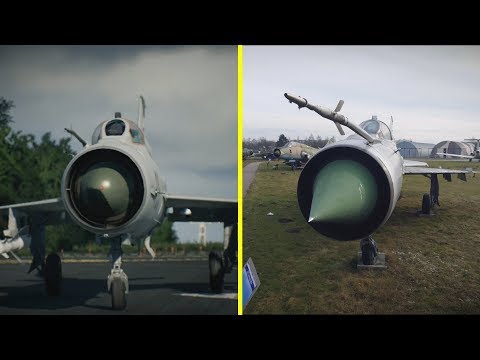 Ace Combat 7 Game vs Real Life Plane Model Comparison