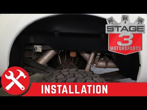 2011-2016 F-250/F-350 Husky Liners Rear Wheel Well Guards Install