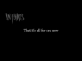 In Flames - All for Me [Lyrics in Video]