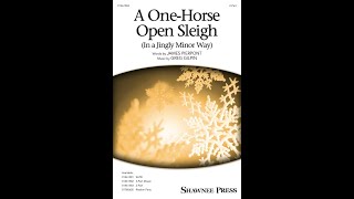 A One-Horse Open Sleigh