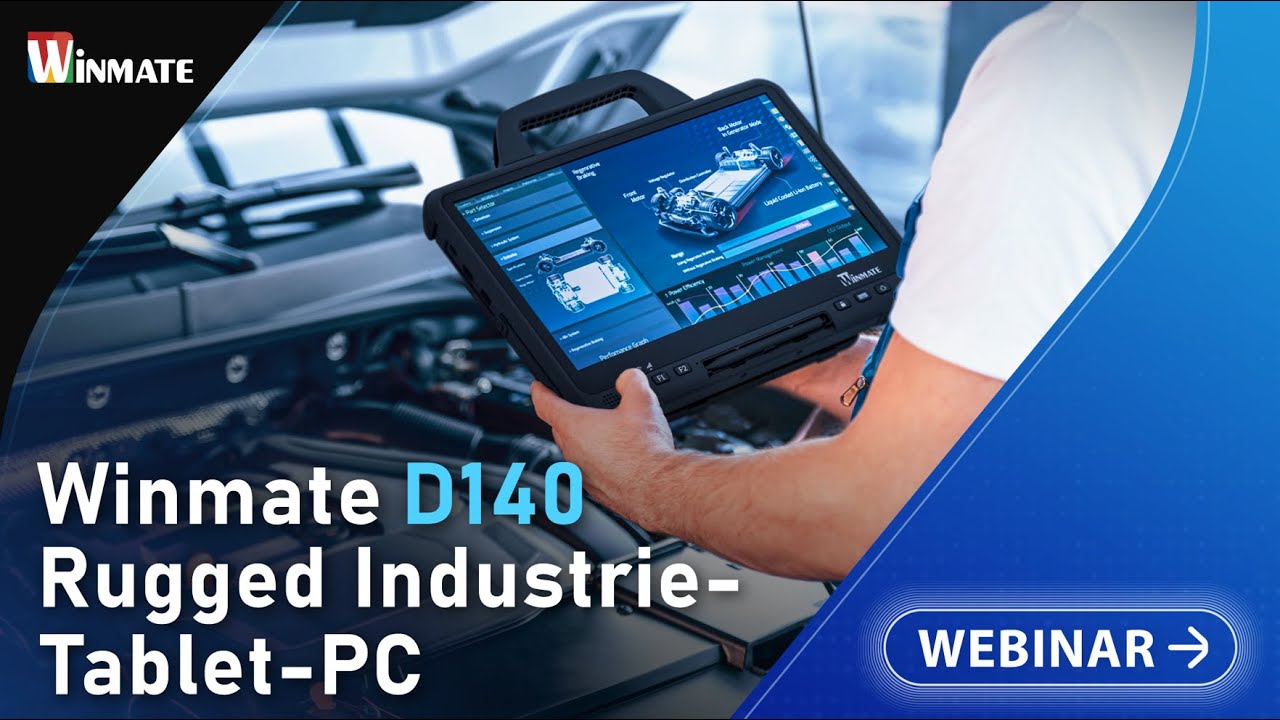 Winmate Rugged Industrie-Tablet-PC D140