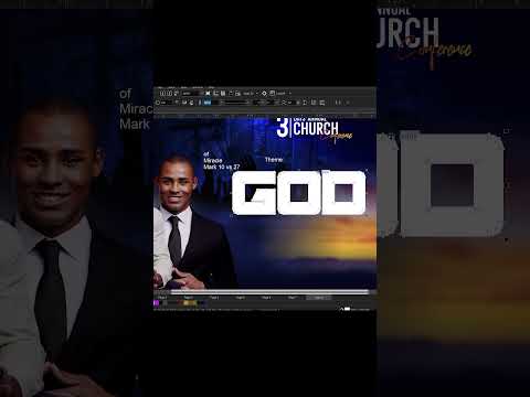 COREL DRAW TUTORIAL #churchflyers #tutorial #photoshop #flyerdesign #learncoreldraw #shorts
