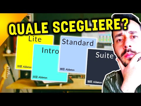 Ecco quale VERSIONE di ABLETON ACQUISTARE (Lite, Intro, Standard e Suite)