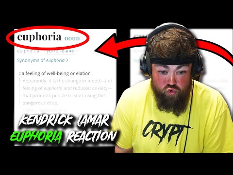 KENDRICK LAMAR RESPONDED TO DRAKE | RAPPER REACTS to Kendrick Lamar - Euphoria