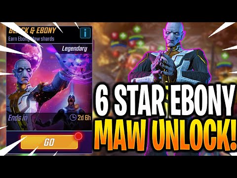 6 STAR EBONY MAW UNLOCK! - MARVEL Strike Force - MSF