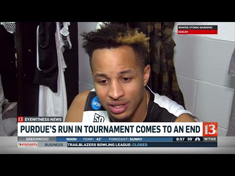 Purdue NCAA postgame interviews