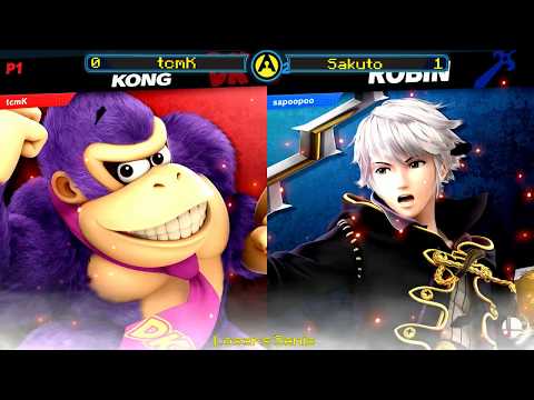 tcmK(Ness, Donkey Kong) vs Sakuto(Robin)  Arcade Legacy #31 SSBU  Losers Semis