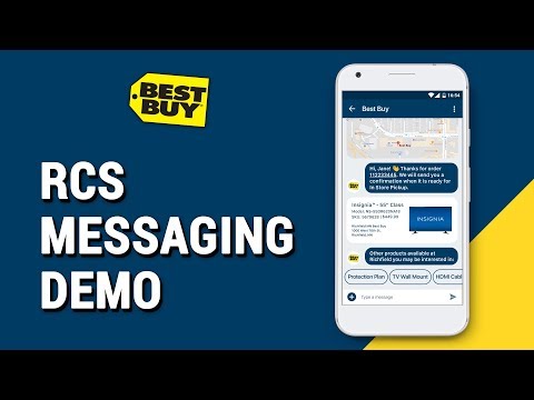 Best Buy RCS Business Messaging Demo at Mobile World Congress Americas