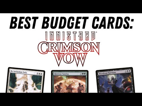 THIS WAS A SLEPT ON SET || BEST BUDGET CARDS: Innistrad Crimson Vow