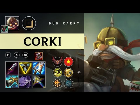 Corki ADC vs Sivir - VN Grandmaster Patch 26.01