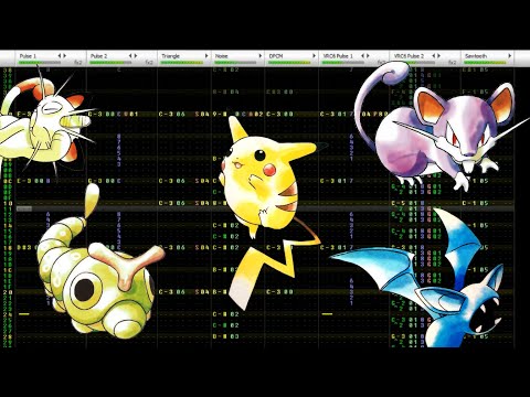 Pokemon Red/Blue - Battle! Wild Pokemon - 8-bit Famitracker [VRC6]