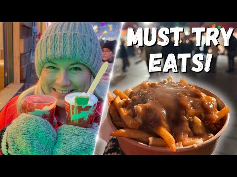 Montreal Christmas Market | Best Food and Drinks!