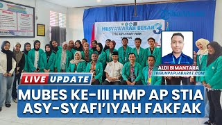 Mubes ke-III HMP AP STIA Asy-Syafi'iyah Fakfak Sukses Digelar, Pengurus Lama Didemisionerkan