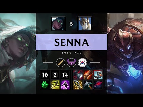 Senna Mid vs Galio - KR Master Patch 25.12