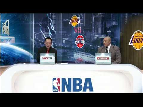 2013重慶衛視CSPN NBA開場 虛擬直播室