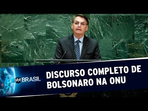 Veja a íntegra do discurso de Jair Bolsonaro na ONU