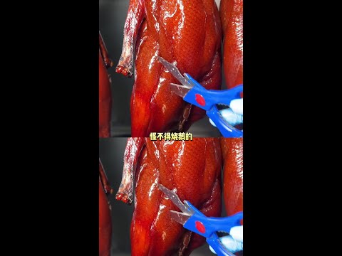 這隻烤鵝為何能紅遍全網？揭開動物界美食傳奇的真相 #烤鵝 #美食探店 #冷知識 #動物趣事