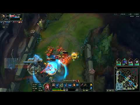 Lee Sin Insec Under Turret vs OP Gwen
