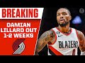 Trail Blazers Star Damian Lillard (CALF) To Be Re-Evaluated In 1-2 Weeks I CBS Sports HQ