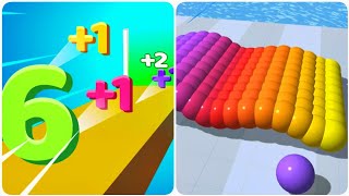 Digit Shooter vs Canvas Run - Gameplay Walkthrough (Max Level, Math Games)