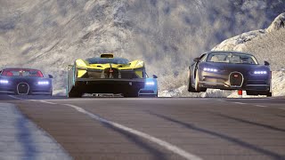 Bugatti Bolide vs Bugatti Chiron at Highlands