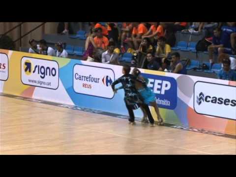 Italian Foxtrot Ana and Pedro Walgode - 2014 World Figure Skating Championship Reus
