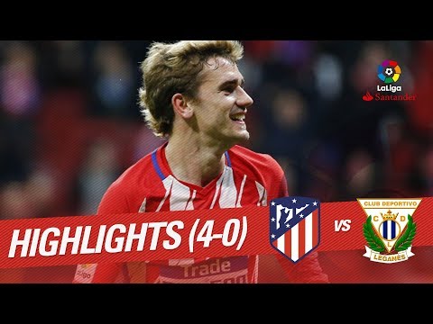 Highlights Atlético de Madrid vs CD Leganés (4-0)