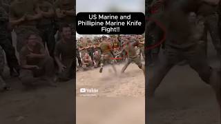KNIFE Fight Between USMC And Philippine MC