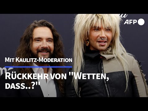Rückkehr von "Wetten, dass..?" mit Kaulitz-Brüdern | AFP