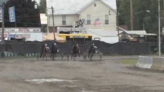 preview picture of video 'Hughesville, PA Harness Racing, July 23, 2009'