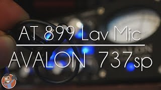 Video thumbnail for Audio Technica AT899 Lavalier Mic Test with Avalon Vt 737sp by Lo Knows