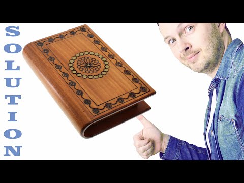 Book Style Puzzle Box from M Cornell - Solution