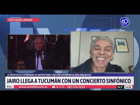 Jairo se presenta este sábado en el Teatro Alberdi