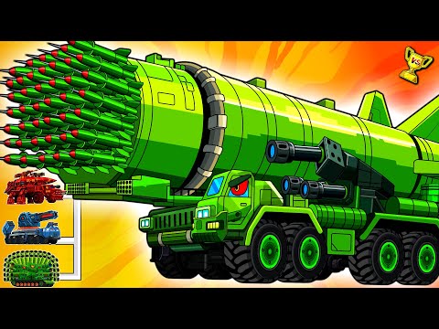 Ultimate Green Missile Titan – 300+ Rockets vs Nuclear Beasts!