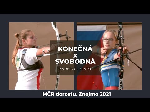 Konečná x Svobodná - souboj o zlato (kadetky, MČR dorostu Znojmo 2021)