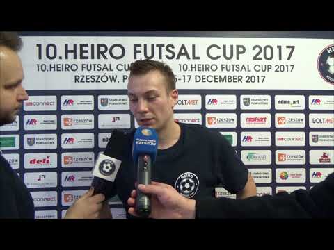 Heiro Futsal Cup 2017: Sebastian Fedan (Heiro) po meczu ze SPAR Łańcut (grupa H)