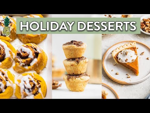 Easy Holiday Dessert Recipes! (Vegan)