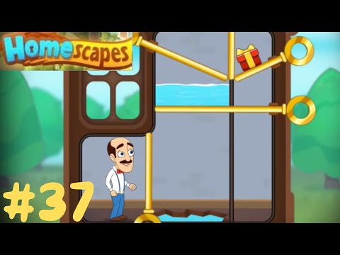 🏡 Homescapes Mini-Game Madness #37 🤯🧩: Austin’s Gift Hunt 🎁 – Watch Out for the Water! 💦