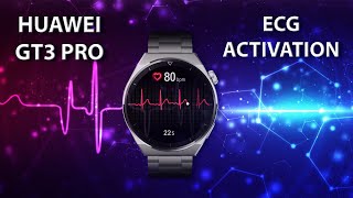 Huawei Watch GT 3 Pro - ECG Activation